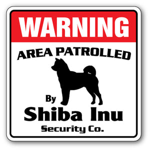 Shiba Inu Street Vinyl Decal Sticker