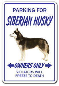 Siberian Husky Vinyl Decal Sticker