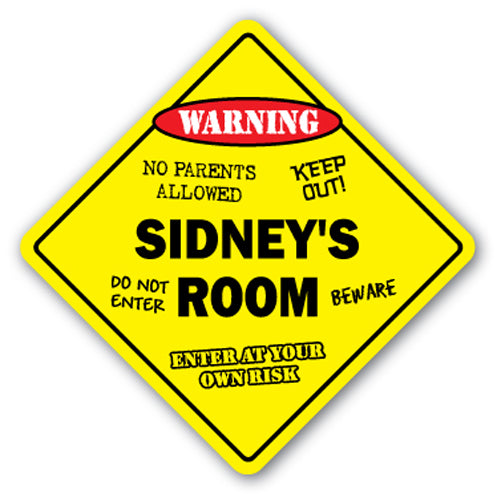 Sidney's Room Vinyl Decal Sticker