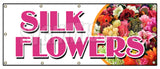 Silk Flowers Banner