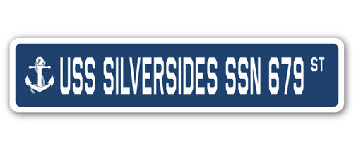 USS SILVERSIDES SSN 679 Street Sign