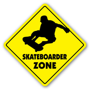 Skateboarder Zone Vinyl Decal Sticker
