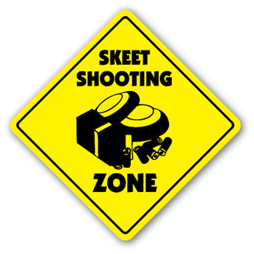 Skeet Shooting Zone Vinyl Decal Sticker