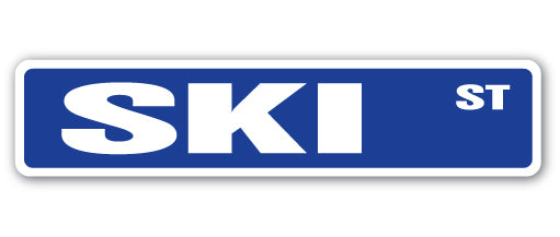 SKI Street Sign