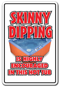 Skinny Dipping Vinyl Decal Sticker