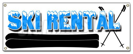 Ski Rental Banner