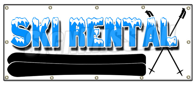 Ski Rental Banner