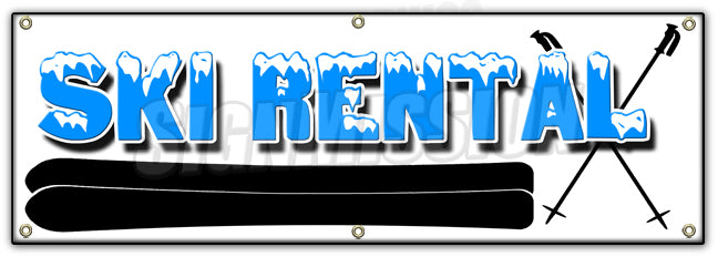 Ski Rental Banner