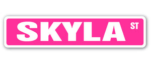 SKYLA Street Sign