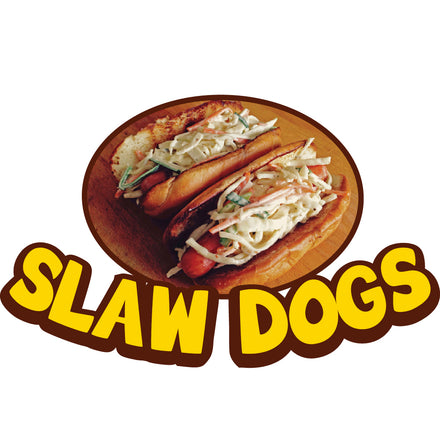 Slaw Dogs Die Cut Decal