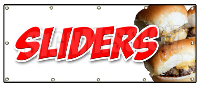 Sliders Mini Burger Banner