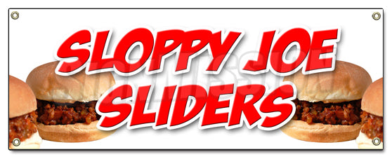 Sloppy Joe Sliders Banner