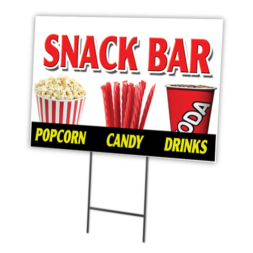 SNACK BAR CANDY POPCORN