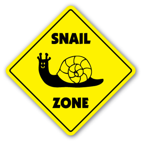 Snail Zone Vinyl Decal Sticker