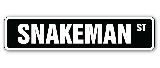 Snakeman Street Vinyl Decal Sticker
