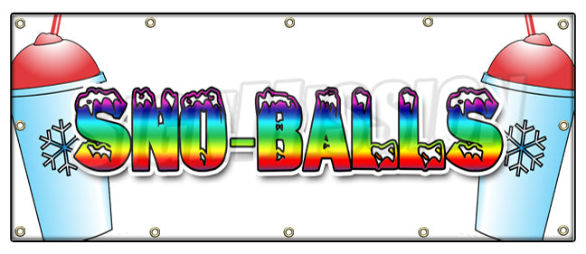 Sno-Balls Banner