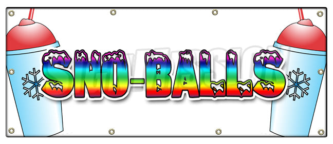 Sno-Balls Banner