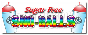 Sno-Balls Sugar Free Decal