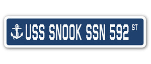 USS Snook Ssn 592 Street Vinyl Decal Sticker