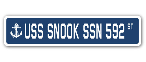 USS Snook Ssn 592 Street Vinyl Decal Sticker