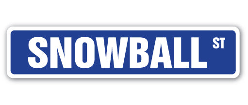 Snowball Street Vinyl Decal Sticker