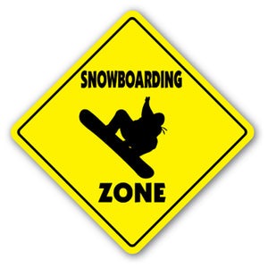 Snowboarding Street Vinyl Decal Sticker