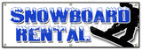 Snowboard Rental Banner