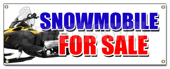 Snowmobile For Sale Banner