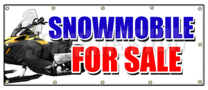 Snowmobile For Sale Banner