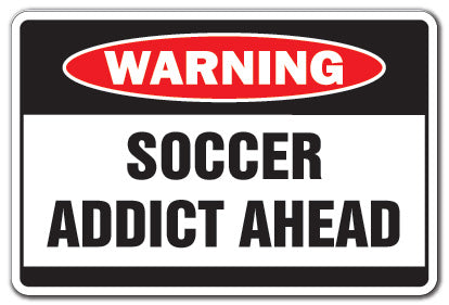 Soccer Addict Vinyl Decal Sticker