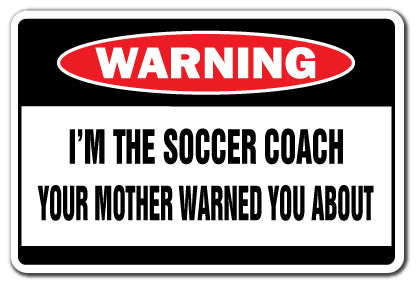 I'm The Soccer Coach Vinyl Decal Sticker