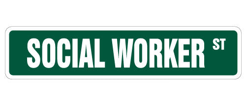 Social Worker Street Vinyl Decal Sticker