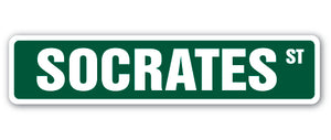 SOCRATES Street Sign