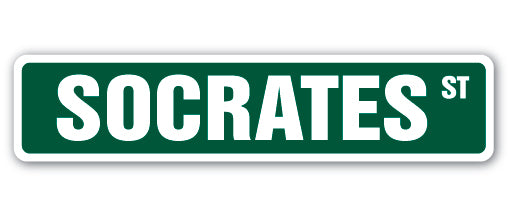 SOCRATES Street Sign