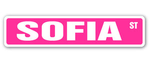 Sofia Street Vinyl Decal Sticker