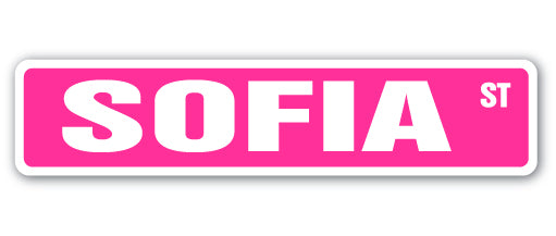 Sofia Street Vinyl Decal Sticker