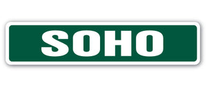 SOHO Street Sign