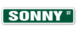 SONNY Street Sign