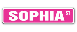 Sophia Street Vinyl Decal Sticker