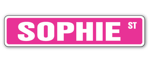 Sophie Street Vinyl Decal Sticker