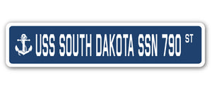 USS South Dakota Ssn 790 Street Vinyl Decal Sticker