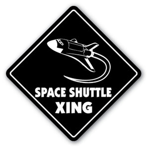Space Shuttle Street Vinyl Decal Sticker