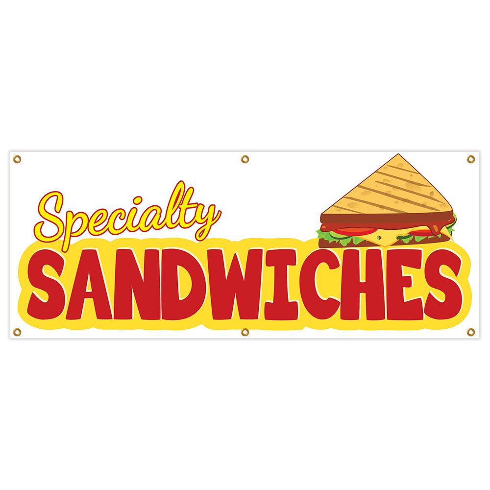 Specialty Sandwiches Banner