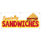 Specialty Sandwiches Banner