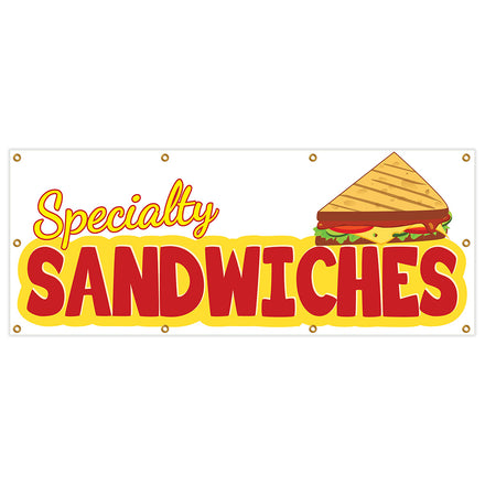 Specialty Sandwiches Banner