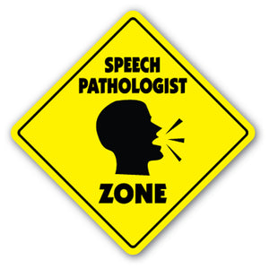 Speech Pathologist Street Vinyl Decal Sticker