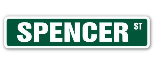 Spencer Street Vinyl Decal Sticker