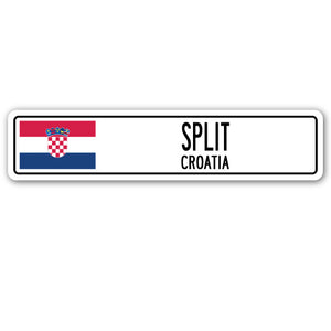 Split, Croatia Street Vinyl Decal Sticker