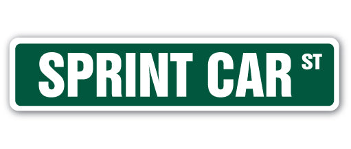 Sprint Car Street Vinyl Decal Sticker