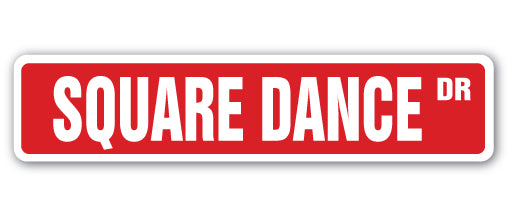 Square Dance Street Vinyl Decal Sticker